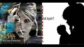 Kesha/Touhou | Take it off/Bad apple [mashup]