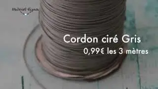 Cordon coton ciré et nouveautés #19 de materiel-bijoux.fr
