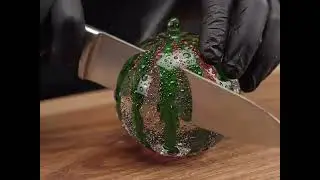 ASMR Watermelon Cutting 🔪🍉 | Satisfying Crunch Sounds