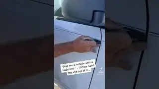 Free hand coach lines.  Pinstriping