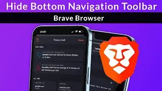 How to Hide Bottom Navigation Toolbar in Brave Mobile Browser?