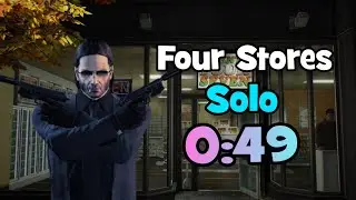 [WR] Payday 2 Four Stores Solo Speedrun 0:49 (Glitchless)