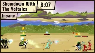 Showdown With The Voltaics - Insane | Daily Battle Solo | Stick War: Saga