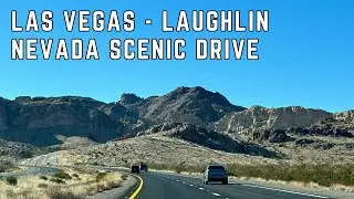 Scenic Drive from Las Vegas to Laughlin, Nevada | Driving American States Nevada Cities