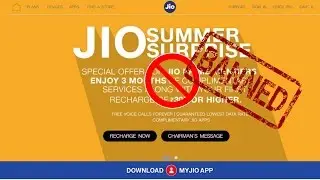 JIO SUMMER SURPRISE OFFER BANNED BY (TRAI)