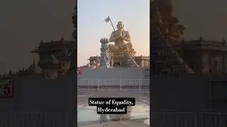 Statue of Equality, Hyderabad &hearts;️🙏 #ramanujacharyastatue #hyderabad #trending #shortsvideo #viral