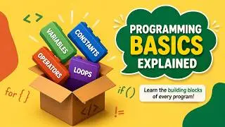 Programming Basics Explained – Part 1 | What is a variable | What is a constant