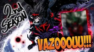 BLACK CLOVER 2° TEMPORADA VAZA DATA DE ESTREIA E POSTER, MAS KKKK...