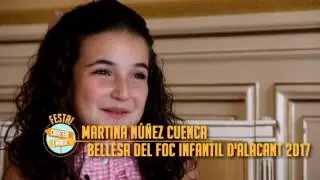 MARTINA NÚÑEZ CUENCA. Bellesa del Foc Infantil d'Alacant 2017