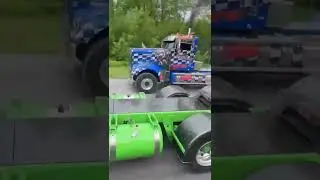 #dragrace 3100hp #kenworth vs 2900hp #peterbilt