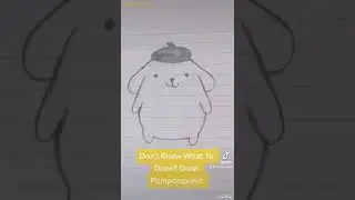 Drawing Pompompurin. (Easy)