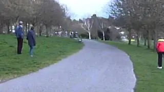 Finish of CAT 2/3 at Hove Park 26 April 2013