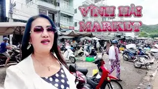 Ăn thử Mì Quảng, Nha Trang city || Take a stroll through Vinh Hai market _ Đi dạo chợ Vĩnh Hải 1/4