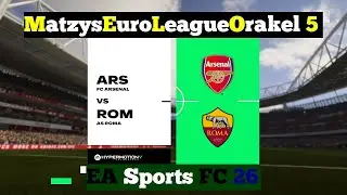M.E.L.O. 5 ⚽ 107 FC Arsenal vs. AS Rom ⚽ Spieltag 8 | EAFC 26