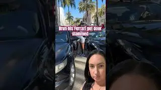 Oops how would you feel about your Ferrari getting side swiped #ferrari #shorts