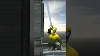 Flying Spider Rope Hero Gangster City Battle Gameplay