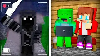 JJ and Mikey Got CRAZY STALKER in Minecraft! - Maizen Security House