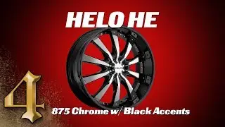 HE 875 Black with Chrome Inserts