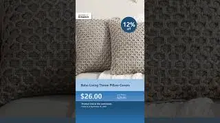 Boho Living Throw Pillow Covers