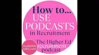 Higher Ed Jobs marketing using Podcasts