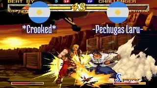 FT5 @garou: *Crooked* (AR) vs -Pechugas Laru- (AR) [Garou Mark of the Wolves Fightcade] Jan 6