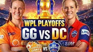 Today WPL Match LIVE | GG vs DC Playoff | Full Match Updates