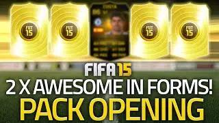 FUT 15! 2 X IN FORMS! HUGE LIVE PACK OPENING FIFA 15 ULTIMATE TEAM!