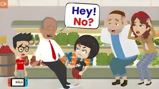 Lily Misbehaves & Beats Officer at the Shopping Mall / English with Lily