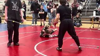 2025 Brookeville Wrestling Tournament- Hatcher&rsquo;s Second match (55-57 lb)