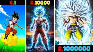 $1 Goku to $100,000,0000 INFINITY GOKU in GTA 5 !
