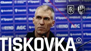 TISKOVKA: Martin Hyský po utkáním s Teplicemi