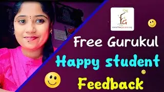 Happy Student Feedback | Learning To Earning  Skills  |  Free Gurukul Online Class | Success Stories