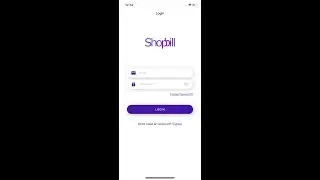 ShopBill Application in React Native