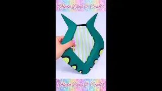 🐍 DIY: Realistic Viperion's Lyre || Miraculous Ladybug Craft Ideas #short 🐍