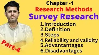 What is Survey research method?  Urdu I Hindi  # Surveyresearch