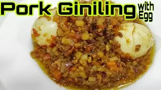 GINISANG PORK GINILING | HOW TO COOK MINCED PORK