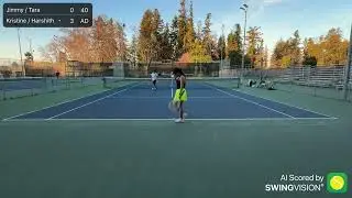 Jimmy/Tara vs. Harshith/Kristine. Set 2. USTA 8.0 Mixed Doubles. 1/18/2026