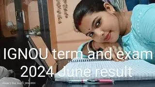 IGNOU term and exam result June go and check your result right now 👍