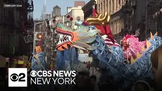 Lunar New Year Parade takes over NYC's Chinatown on Sunday