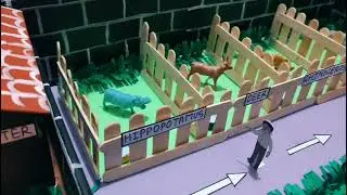 # zoo model for school science project