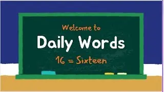 Daily Words # 16,  Sixteen, como pronunciar Customer, Data, Dealer, Death, Debt