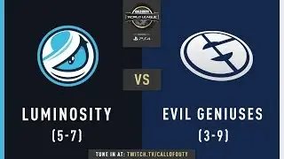 Luminosity Gaming vs Evil Geniuses | CWL Pro League 2019 | Division A | Week 7 | Day 3