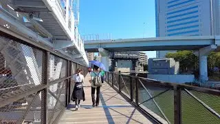 【4K60】Walking Tokyo | Sumida River Walk to Tokyo Skytree(September 23, 2021)