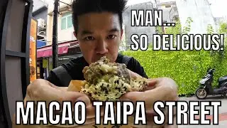 Exploring Macao's 🇲🇴Taipa Street Food Scene 🍜🥟