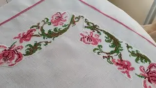 🍀KANAVİÇE APLİKE TEKNİĞİ #reklamdeğildir#kanaviçe#elemeği #sewing #embroidery #kanaviçedeğerlendirme