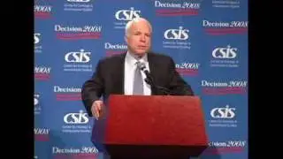 McCain Speech On Energy Policy & National Security