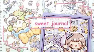 HAPPY CUTE TELADO SWEET GIRL #cutestickers #cutejournal #stickerjournal #journalart #stickersheets