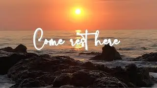 Gentle Ocean Waves at Sunset | A Quiet Space for Rest, Prayer & Reflection