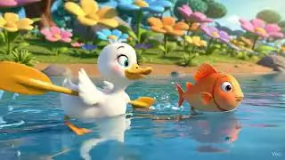 &ldquo;Duck & Fish Best Friends 🐤🐟✨ | Cutest Animation!&rdquo;
