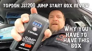 TopDon Jump starter box review and why you need it!